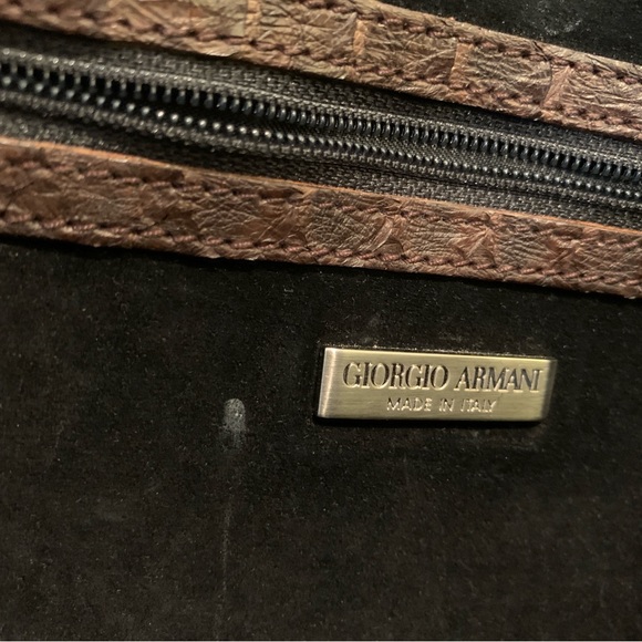 Georgio Armani Snakeskin Purse - women’s shoulder bag - Picture 6 of 12